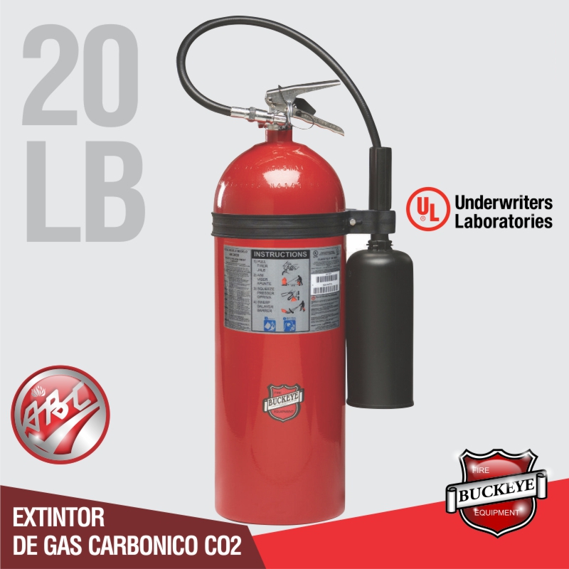 Extintor CO2 – 20LBS - Items Industriales