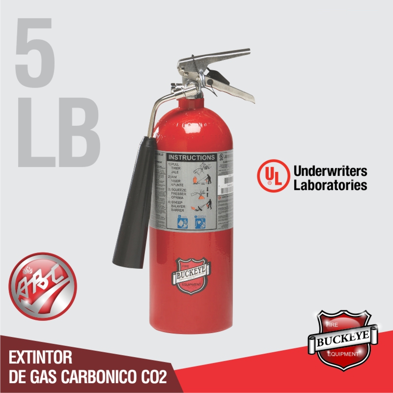 Extintor co2 5lb - Full Minería / Epp Colombia.
